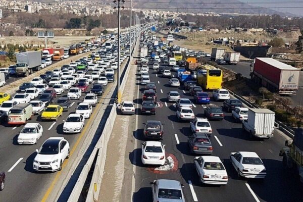 ترافیک سنگین در آزادراه کرج – قزوین!