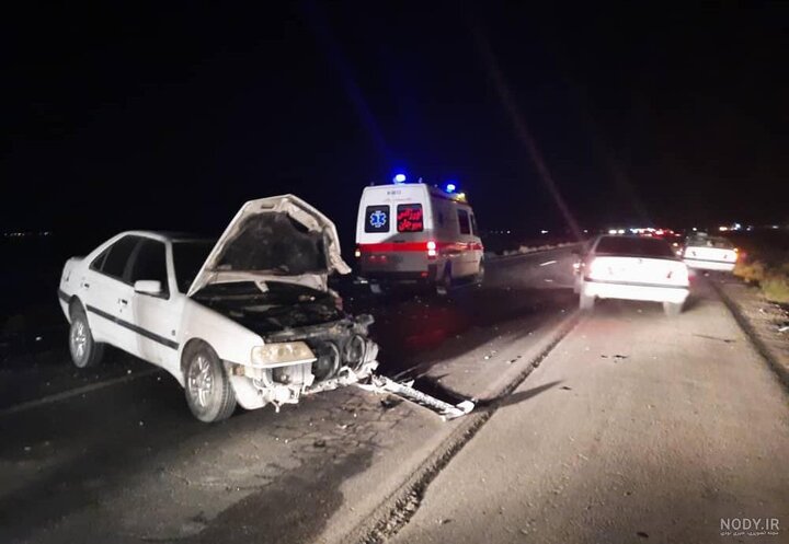برخورد ۲ خودرو در محور ارومیه سلماس ۹ مصدوم برجای گذاشت